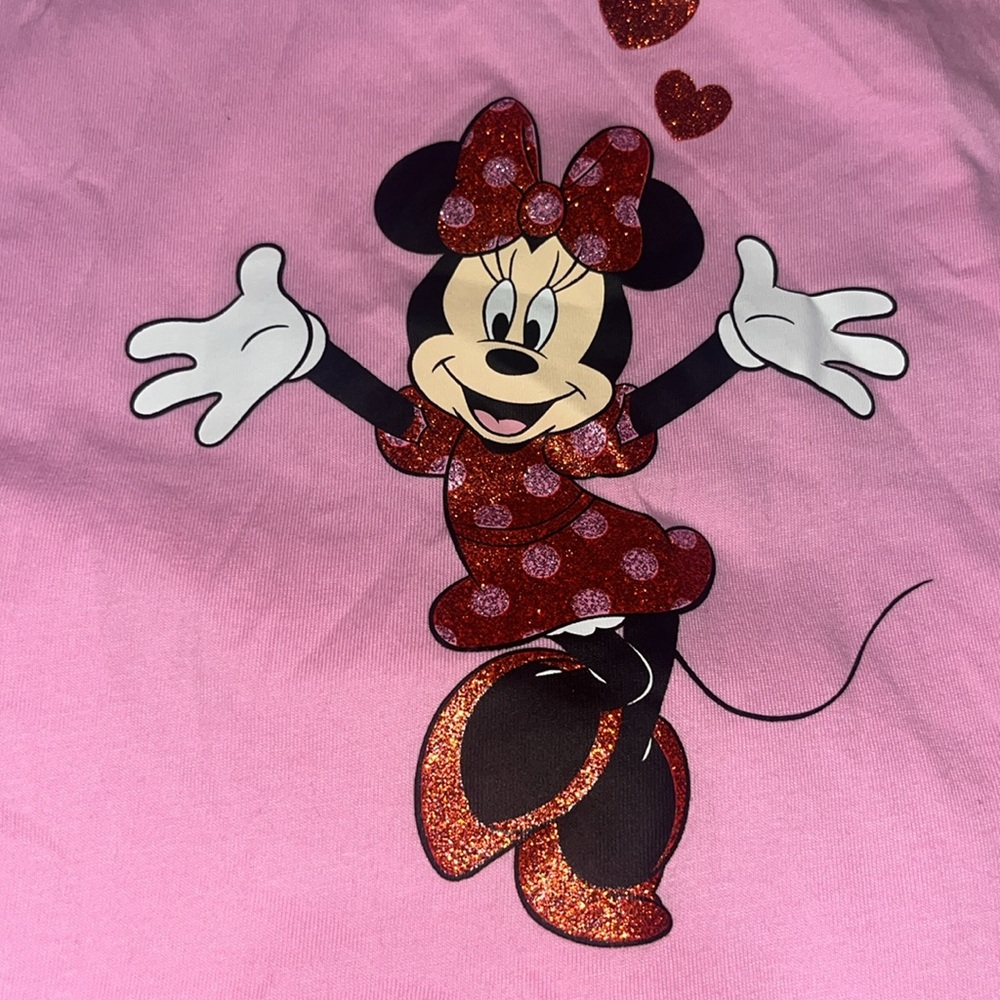 Disney Minnie Mouse outfit 
Top is a 5/6 bottoms a 4 (made bigger) imo - Picture 3 of 5